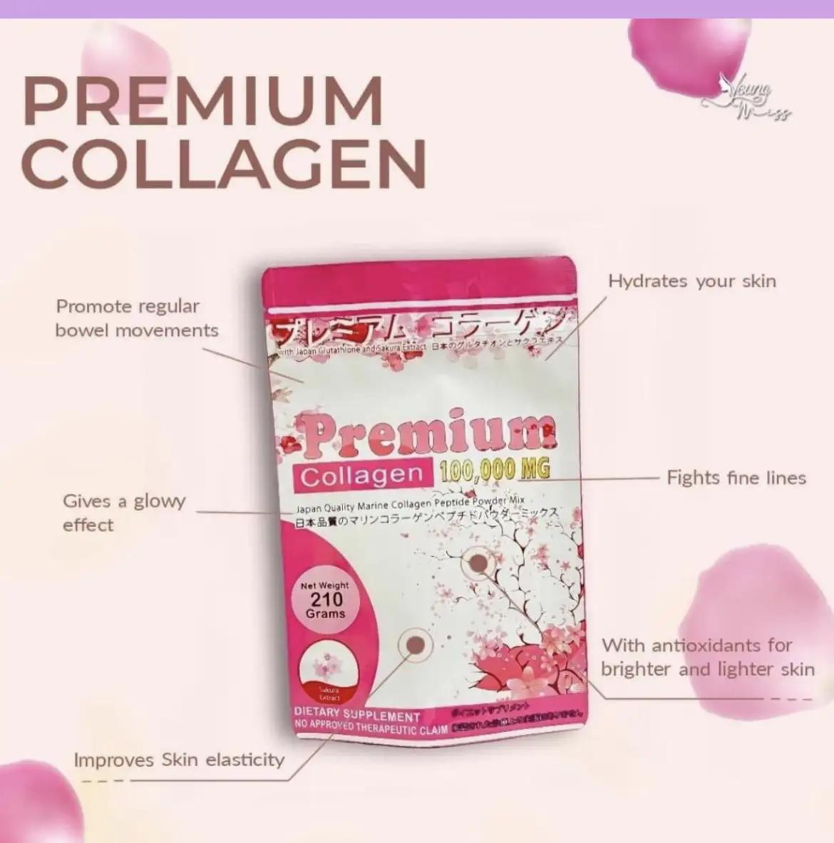 PREMIUM MARINE COLLAGEN PEPTIDE POWDER MIX