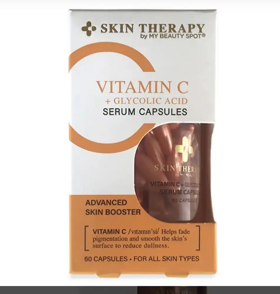 SKIN THERAPY VITAMIN C + GLYCOLIC ACID SERUM CAPSULES
