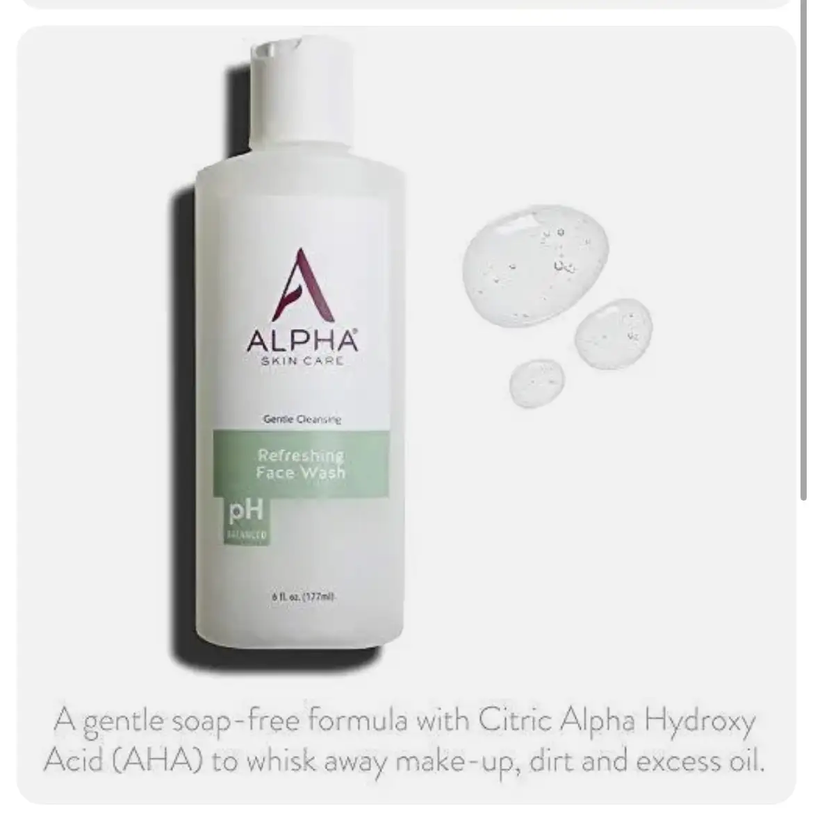 ALPHA REFRESHING FACE WASH