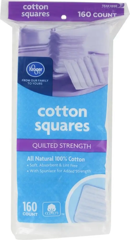 KROGER COTTON SQUARES