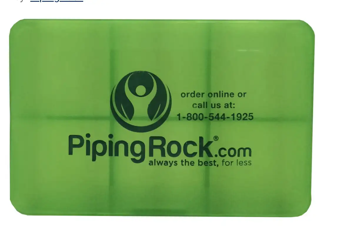 PIPING ROCK PILLS CONTAINER