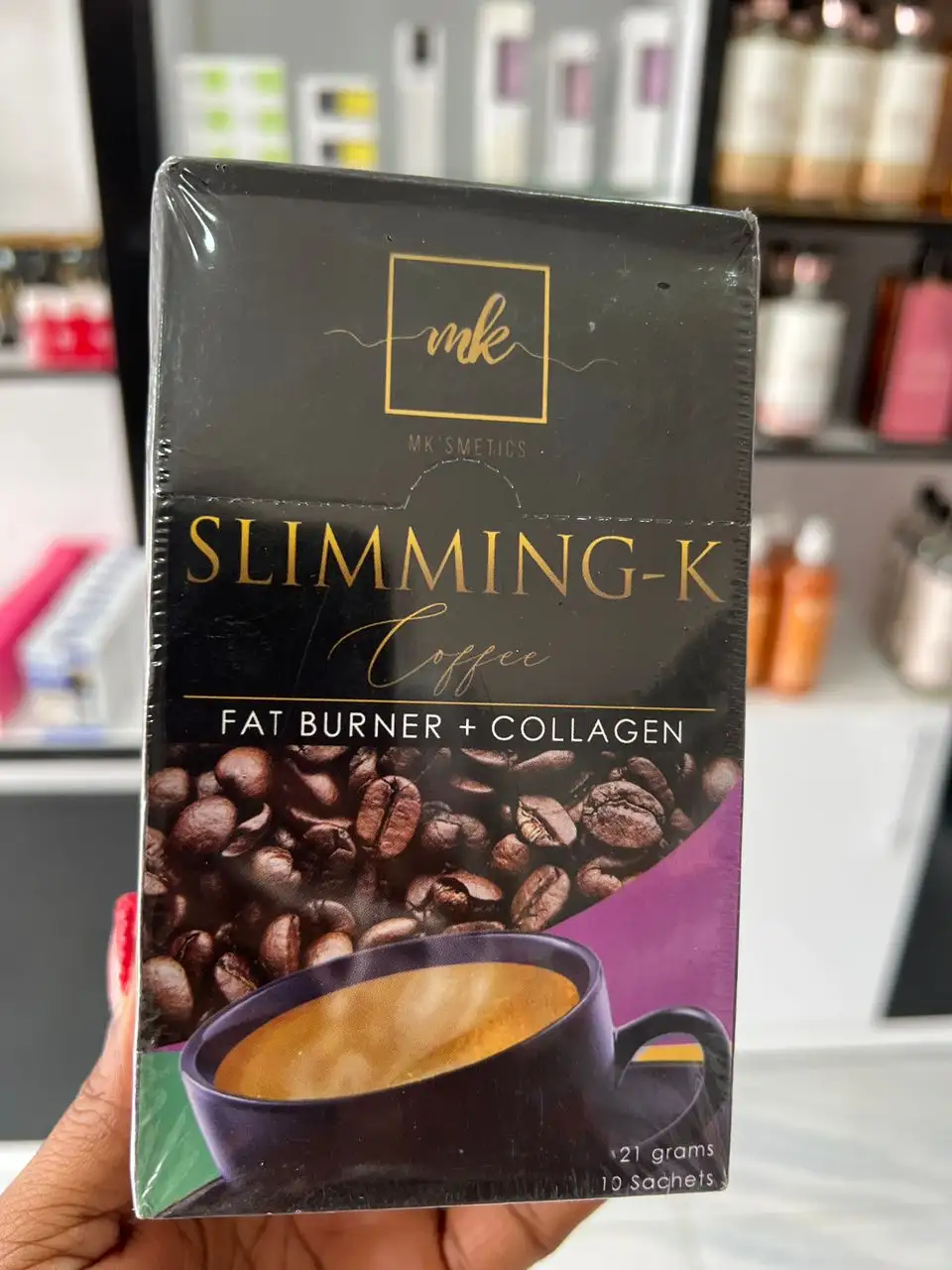 MK SLIMMING K COFFEE FAT BURNER + COLLAGEN DRINK