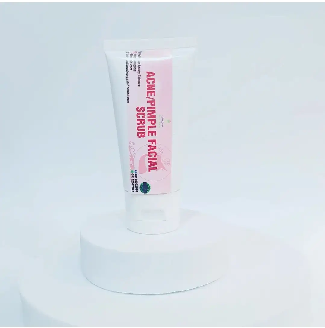 Acne and pimples facial scrub